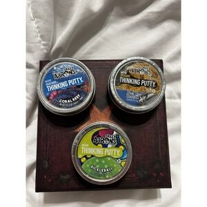 3 NEW Crazy Aaron's Putty .47oz Mini Tins - 3 Different